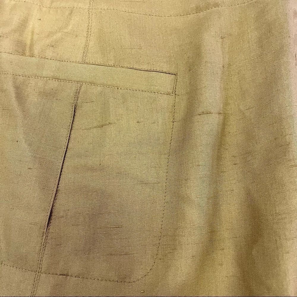 VINTAGE Telluride Clothing Co Silk Skirt Camel 6 - Picture 3 of 10